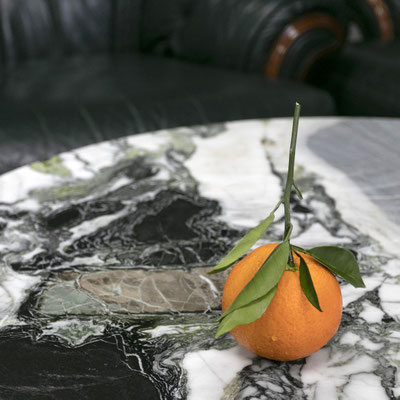 Luxurious coffee table from marble White Beauty