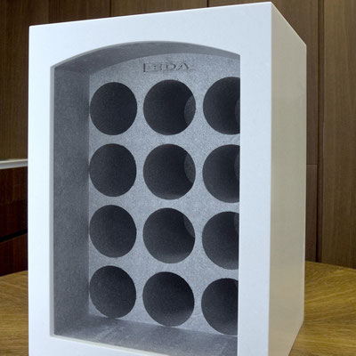 Wine box made from acrylic stone 