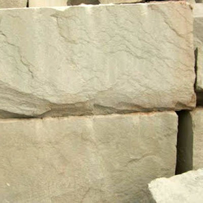 Natural sandstone blocks