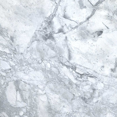 Super White quartzite slab with grey veins