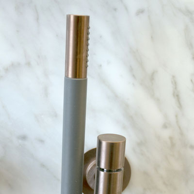 Marble shower wall 