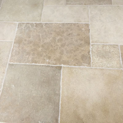 Sandstone floor in the terrace