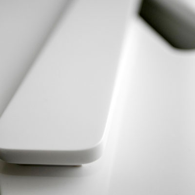 Windowsill with removable cover for warm air circulation from the heater 