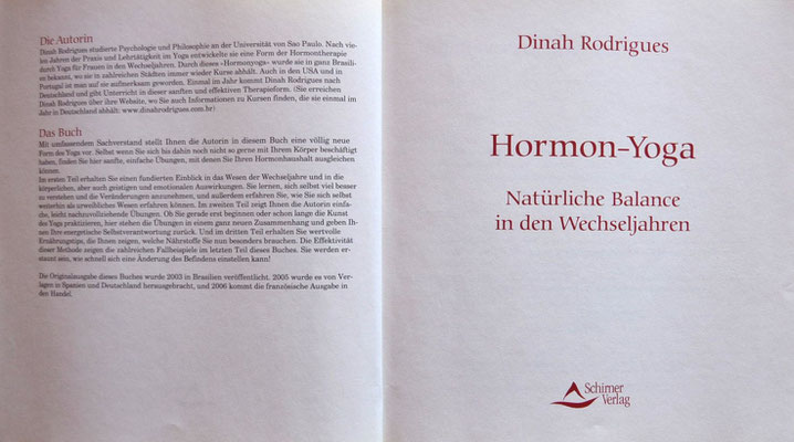 Buch-Hormon-Yoga. Das Standardwerk zur Hormonellen Balance in den Wechseljahren.