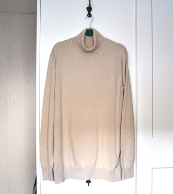 Herren Rollkragenpullover beige