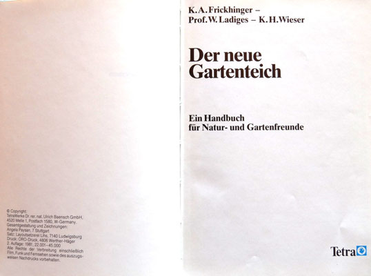 Der neue Gartenteich Handbuch für Natur- und Gartenfreunde