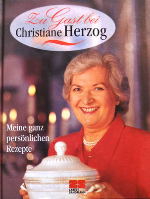 Kochbuch. Zuhause bei Christiane Herzog