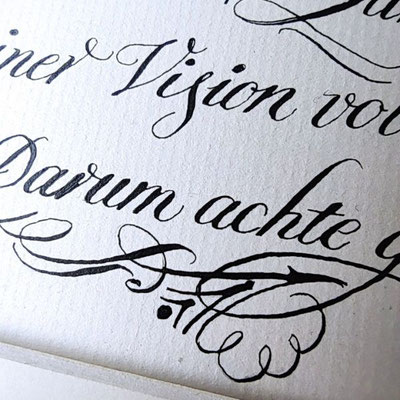 Live Kalligraphie für Events