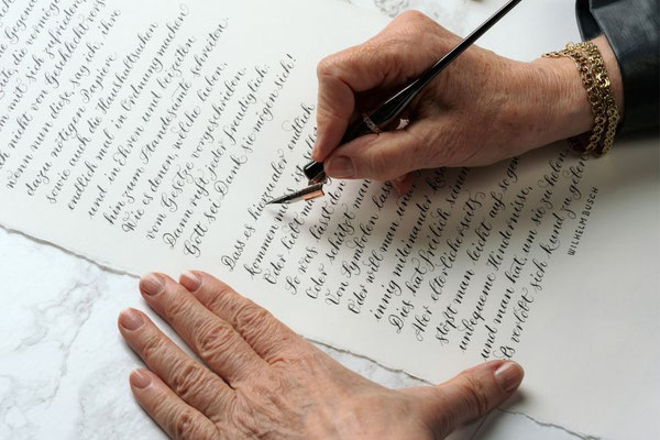 Schönschrift für Hochzeiten in Deutschland
