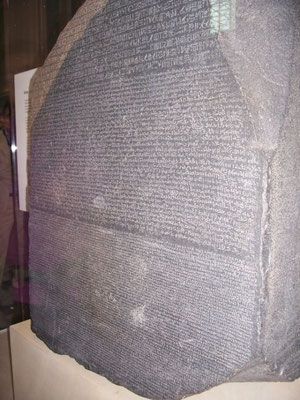 Piedra Rosetta 196 a.C, encontrada en 1799
