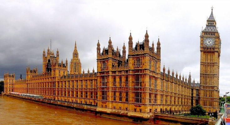 El Parlamento de Londres, 1840 (Charles Barry) 