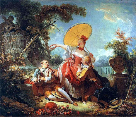 El certamen musical de Fragonard (1754)