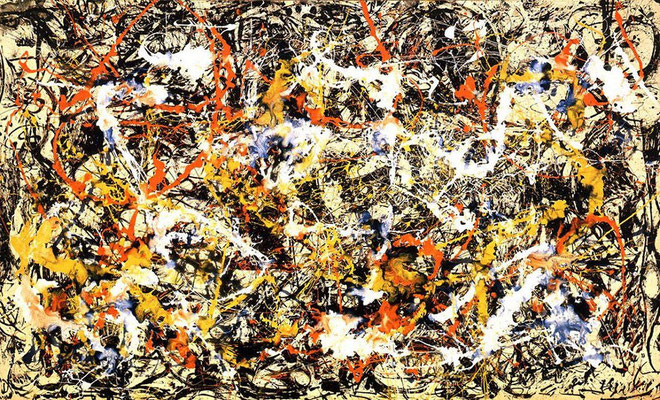 Expresionismo abstracto: Jackson Pollock (Convergence, New York 1952).