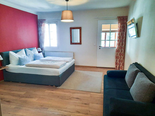 Schlafzimmer im Domizil Ausseerland mit modernem Komfort im Salzkammergut