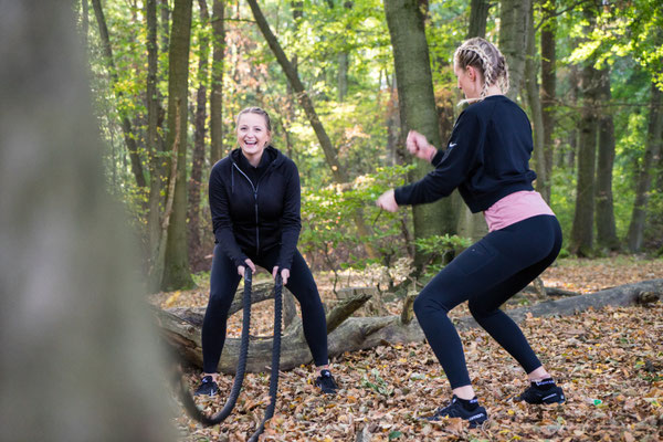 Outdoor Gym Lifestyle Sportshooting im Taunus für "Nina macht dich Fit"