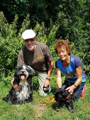 08.08. Karin und Gerhard mit Jinpa