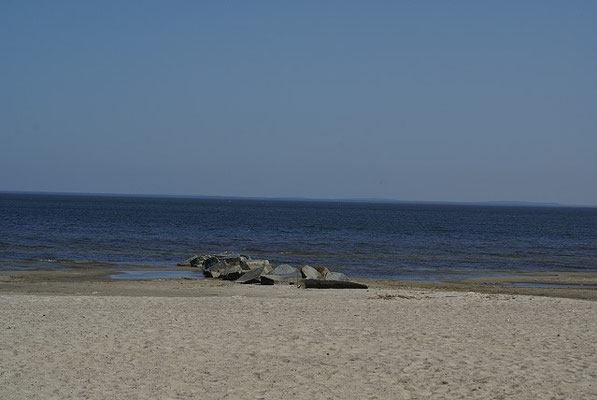 Am Strand von Ueckermünde