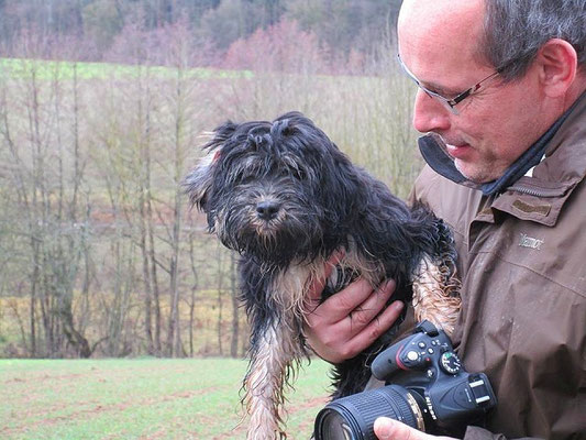 Tibi-Spaziergang mit Yeshis Töchterchen Indra am 3.1.2016