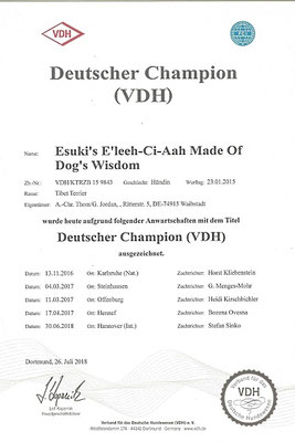 Deutscher Champion vdh