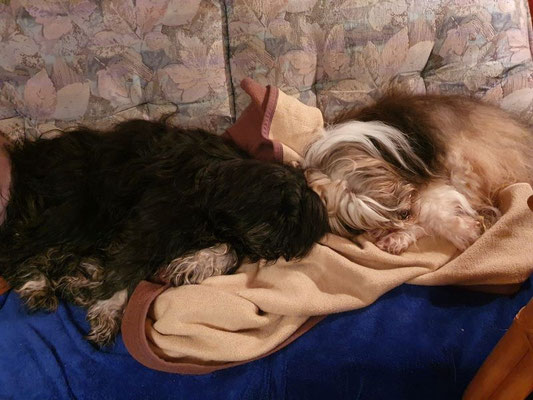 Yeshi und Mama Milka