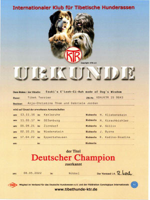 Deutscher Champion KTR