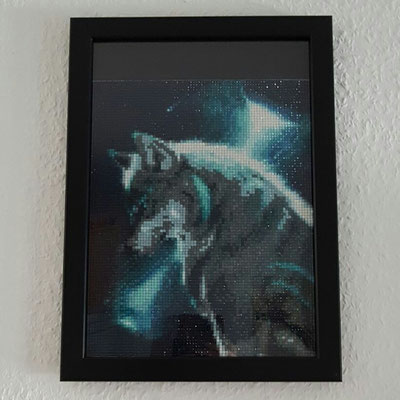 Galaxy Wolf: 20x25cm