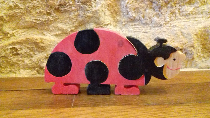 puzzle debout coccinelle