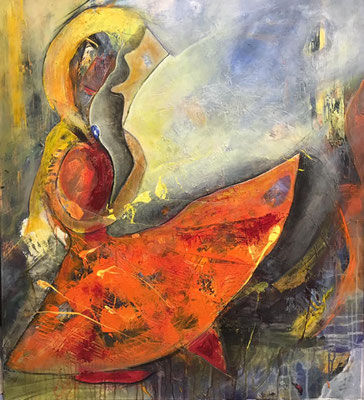 Acrylbilder Und Collagen Sastekunst