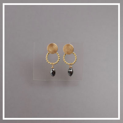 Ohrstecker, schwarze Diamanten