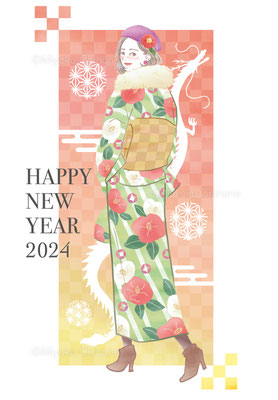 2024年　年賀状（オリジナル）