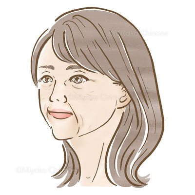 株式会社ハルメク様　「ハルメクおしゃれ」イラスト