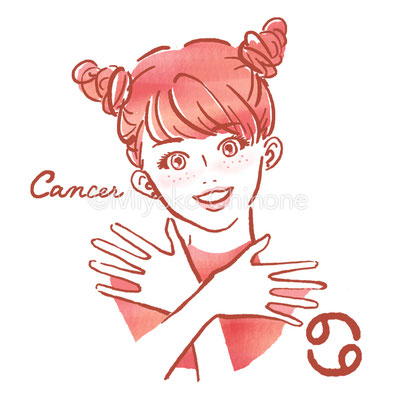 蟹座のイラスト