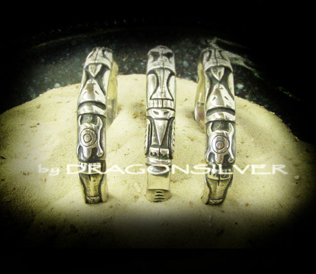 Armreif Totem, 925er Sterling Silber