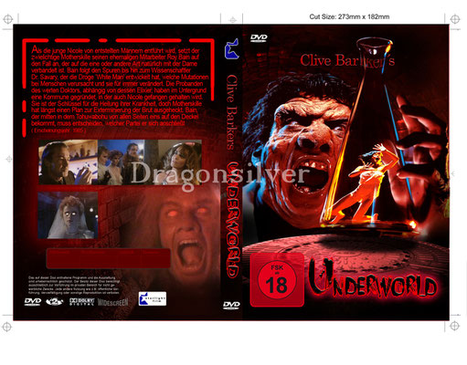 DVD Cover Arbeit für Laser Paradise Underworld