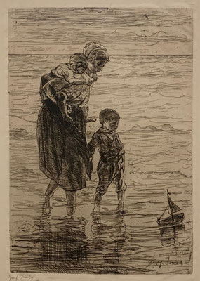 Jozef Israels - Der kleine Seemann - 1880