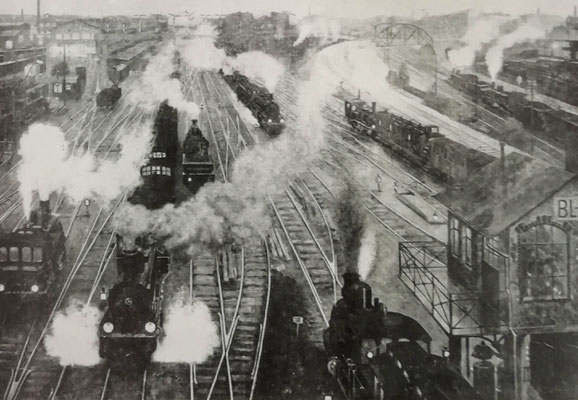 Der Bahnhof, 1904, vernichtet