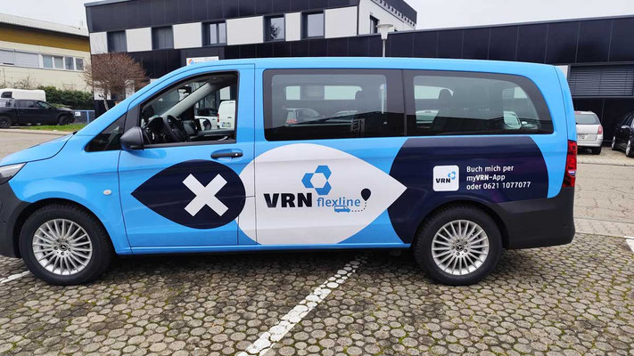 Fahrzeugbeschriftung und Vollfolierung ÖPNV