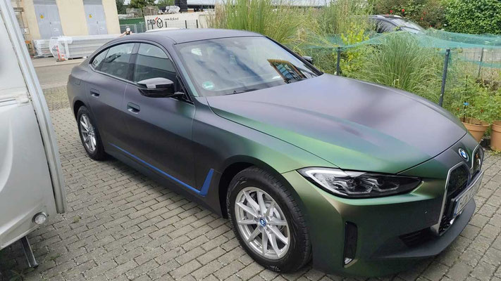 Vollfolierung an einem BMW