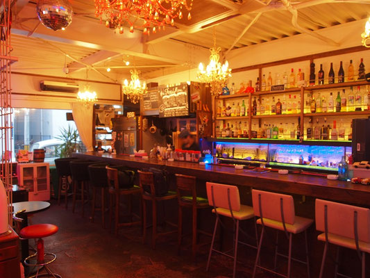 Cafe&Bar Peg の店内
