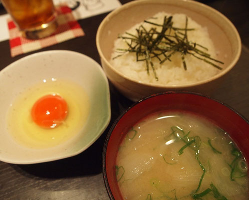 旬菜 和かつき・こだわりの卵かけご飯