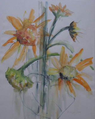Sonnenblumen im Oktober   CHF 480.-