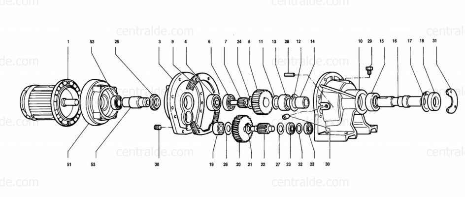 Spare parts Fimet catalog RKE reducteur catalogue