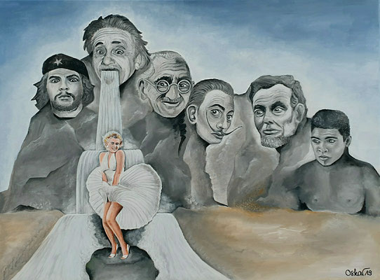 Rock of Giants - Acry auf Leinwand 60x80