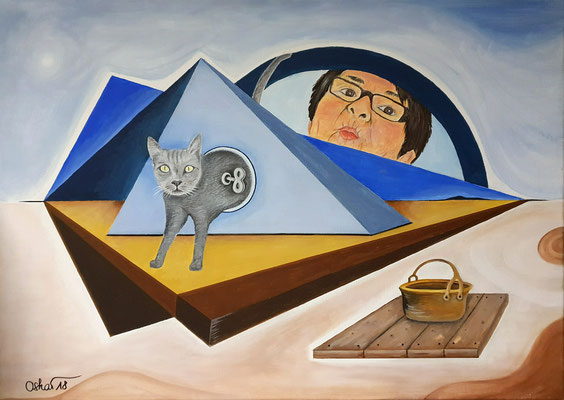 Coco, das Spielzeugkätzchen 50x70