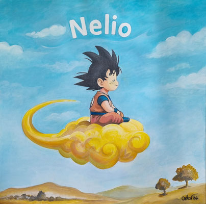 Enkel Nelio Acryl auf Leinwand 80x80