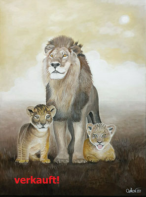 Wunder der Natur, die Königsfamilie 60x80