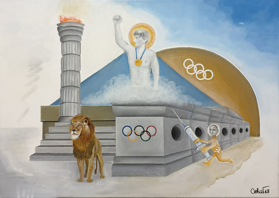Russisch Rolette oder wenn nur Gold zählt 50x70