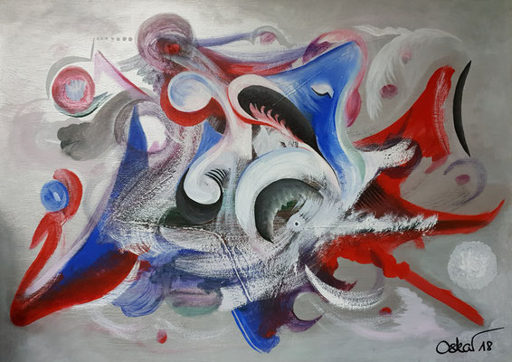 Bewegung oder der versteckte Stern 50x70