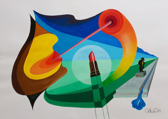 Napoleon - Acryl auf Leinwand 50x70