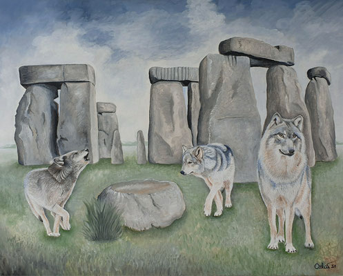 Tanz der Wölfe 80x100